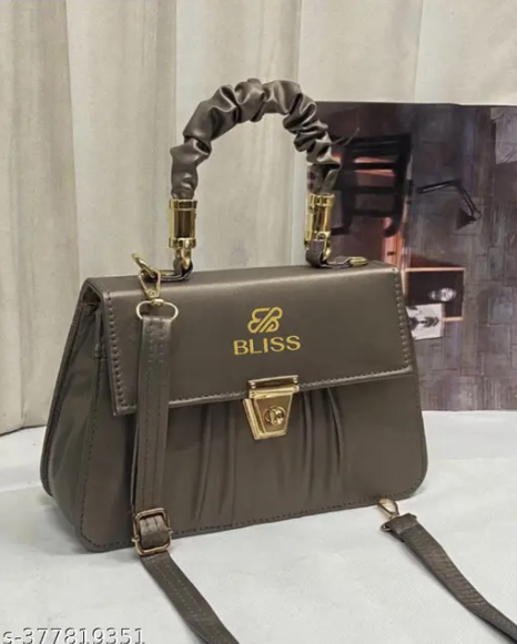 Graceful Stylish Slingbags Luxury High Quality PU Leather Women Shoulder Bag (Green)
