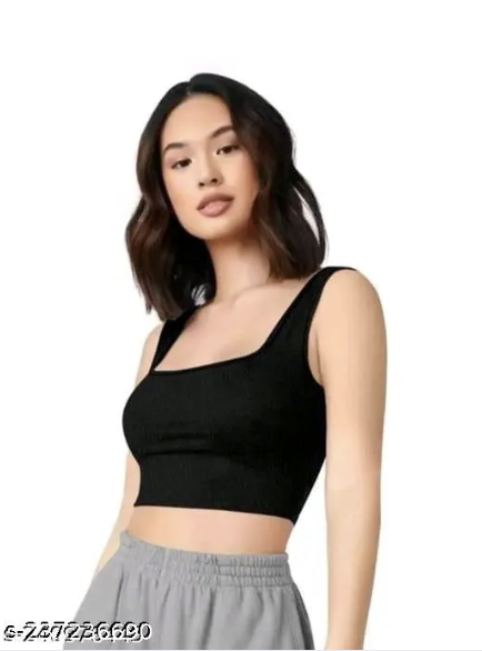 TUSI-TANK TOP COMBO BLACK-WHITE 01