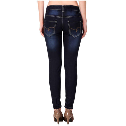 Women's Denim Slim Fit Mid-Waist Jeans