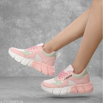 Layasa New Women's Stylish Casual Sports Sneakers | Walking Snekers Shoes | Partywear Sneakers | Running Sneakers For Women's and Girl