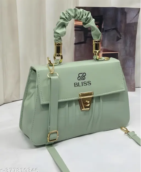 Graceful Stylish Slingbags Luxury High Quality PU Leather Women Shoulder Bag (Green)