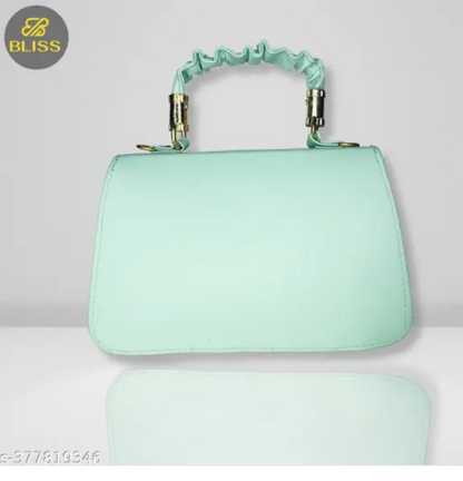 Graceful Stylish Slingbags Luxury High Quality PU Leather Women Shoulder Bag (Green)