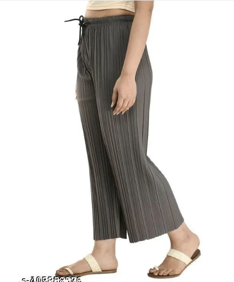 Women Wrinkle Crush Palazzo PLAZZO Pack of 2