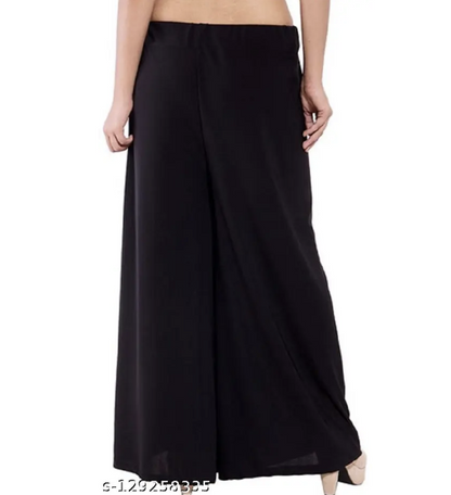 ASA-Stylish Casual Wear Malai Lycra Pant Palazzo Combo Pack of 3 - Free Size