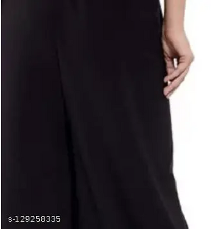 ASA-Stylish Casual Wear Malai Lycra Pant Palazzo Combo Pack of 3 - Free Size
